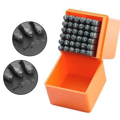 1Set  and  Stamp for Imprinting  Plastic Leather