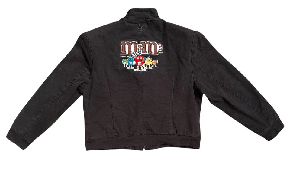 Vintage Y2K NASCAR Racing M&Ms Jacket Women’s Size XXL - Image 2 of 4