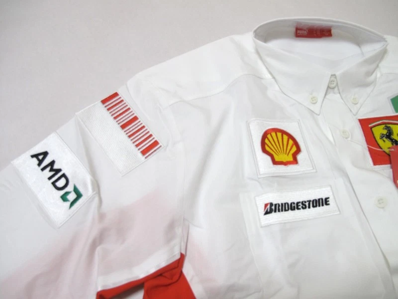 PUMA Ferrari F1 Pit Shirt Long Sleeve 2007 Kimi Raikkonen Issued Team Gear SizeL - Image 4 of 4