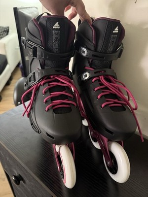 Rollerblade Lightning 90 Women's Inline Skates Black Pink