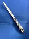 Gorham Sterling Silver Handle Letter Opener Lily No Monogram 38g