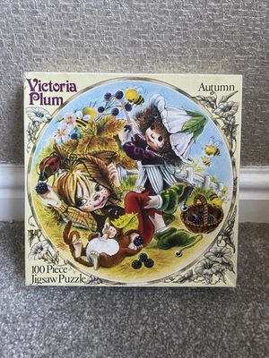 Victoria Plum Autumn Vintage 1980s Jigsaw Puzzle Complete 100 Pieces - Image 1 of 4