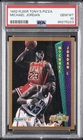 1992 FLEER TONY'S PIZZA MICHAEL JORDAN PSA 10