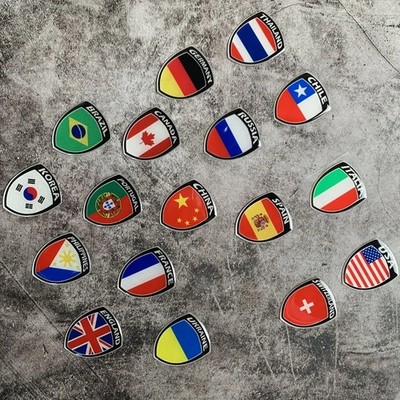 3D reflektierende Nationalflagge Aufkleber Motorrad Helm Kraftstofftank Aufkleber PVC UK