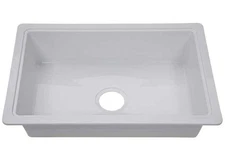 Lippert 809032 25" x 17" Single Bowl Sink - White