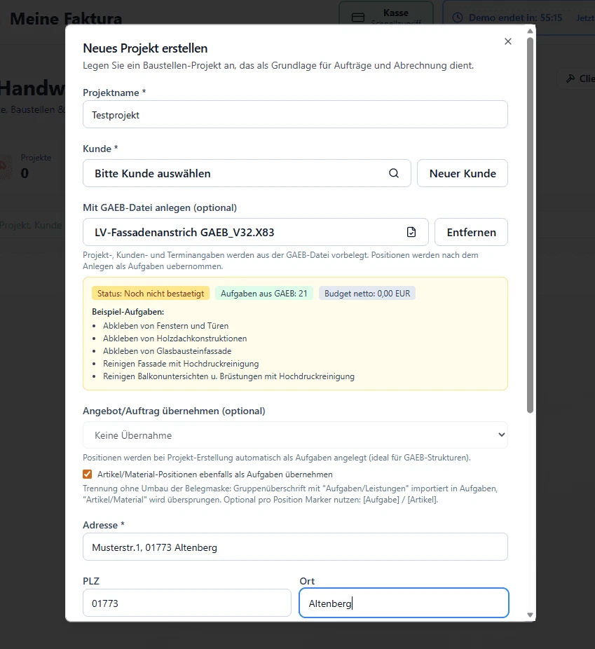 E-Rechnung Rechnungsprogramm Rechnungssoftware Rechnungswesen Meine Faktura - Bild 3 von 4