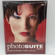 MGI PhotoSuite 4.0 & Platinum Edition Web & PC Photography Made Easy 2000 Sealed