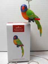 Hallmark Keepsake Ornament 2024 Rainbow Lorikeet  Beauty of the Birds