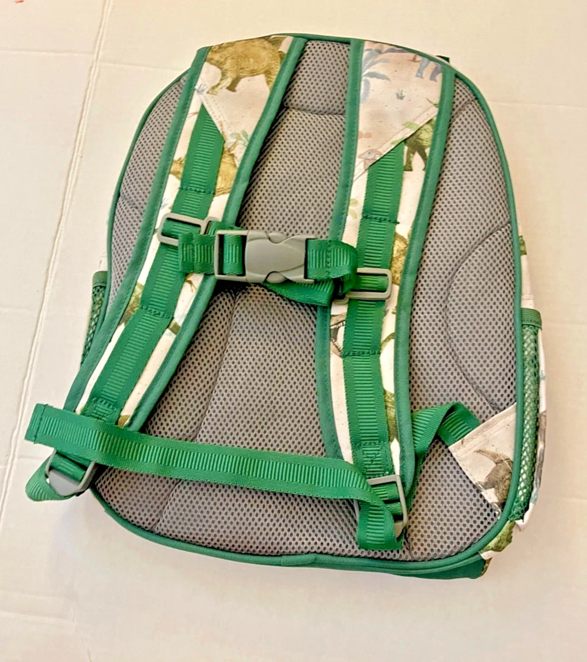 Pottery Barn 儿童侏罗纪恐龙背包迷你红色蓝色全新无标签 — 第 3/4 张图片