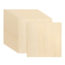 18Pcs Basswood Sheets 12 x 12 x 1/8 Inch for Painting, Aircraft Model