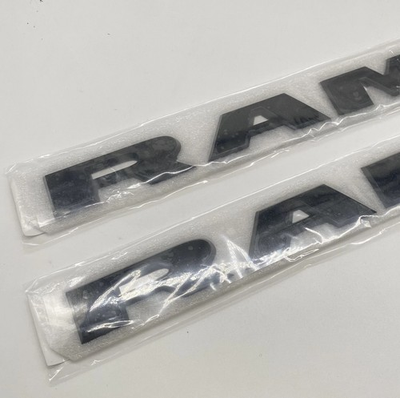 #ad #ad Side Door Emblems For R A M 1500 2500 3500 Letter Accessories Name Badges Black $30.59