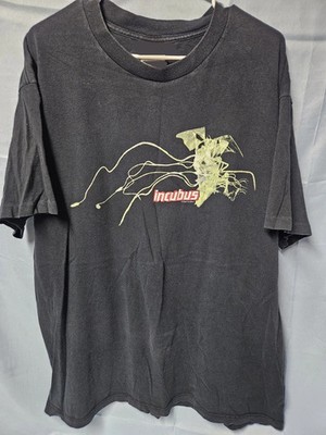Incubus Vintage 1999 T-Shirt Rock Band Graphic Tour Style Tee S-4XL