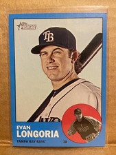 2012 Topps Heritage #177 Evan Longoria Walmart Blue Border