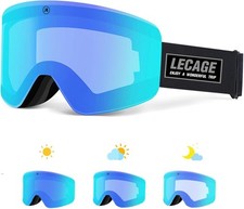OTG Frameless Photochromic Ski Goggles Light Adaptive Lh1101-c02 Vlt40 -75
