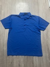 G/FORE Golf Polo Shirt Men's Medium Blue