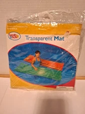 VINTAGE Sand N Sun Pool Inflatable Air Mat Swim Blue 72"x27"  Raft Water NEW