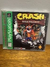 Crash Bandicoot (PlayStation 1, 1996) CIB includes game, manual and case - good