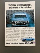 Datsun 4-door Sedan Limousine Oldtimer 1979 Vintage Ad Werbung Reklame