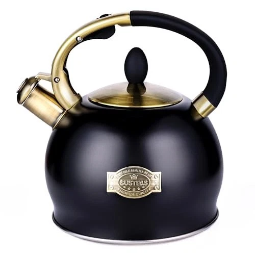 SUSTEAS Stove Top Whistling Tea Kettle - Food Grade Stainless Steel Teakettle Te