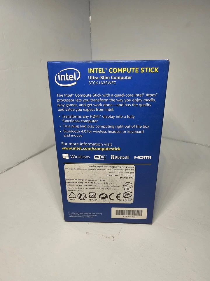 Intel Compute Stick STK1A32WFC Intel Atom New - Image 3 of 4