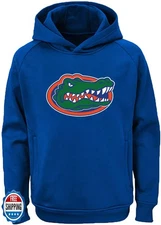 Outerstuff NCAA Youth 8-20 Team Color Performance Primary Logo Pullover Sweat