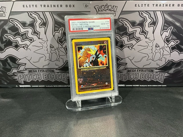 The Pokémon Company Pokémon TCG Entei WotC Promo Reverse Holo 34/53 PSA 10 2001
