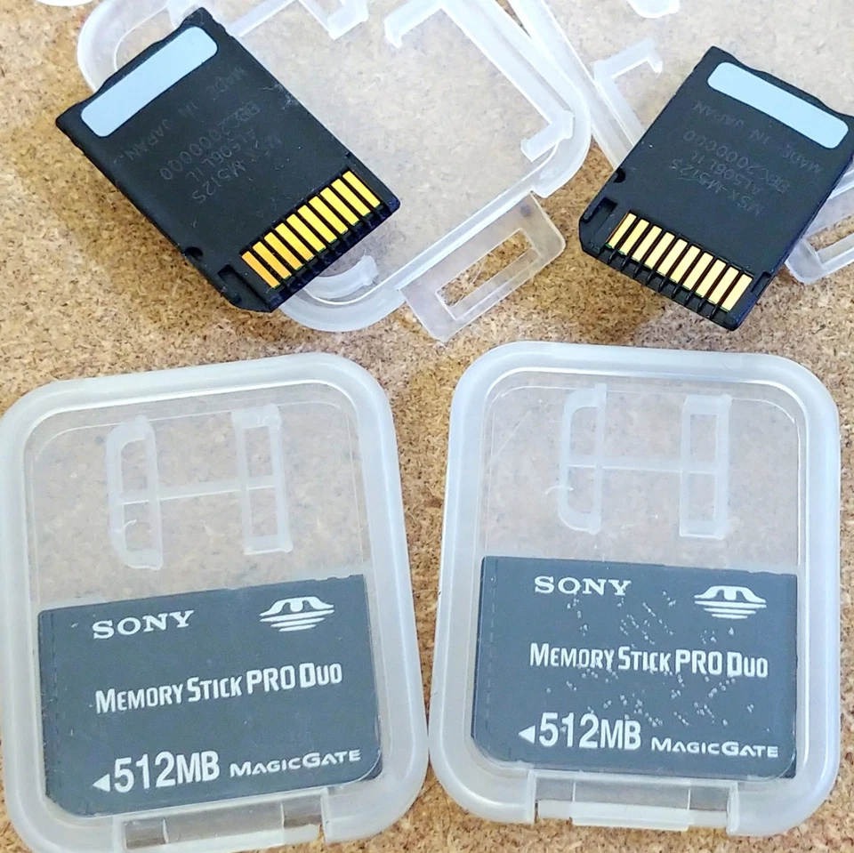 Sony 512MEGABYTE Memory Stick Pro Duo Memory Card -Camera/PSP/Games ETc 4 Pieces - Image 3 of 4