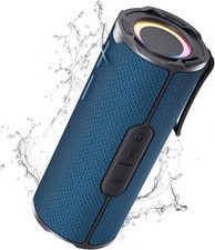 COOPERS Bluetooth Speaker IPX5 Waterproof RGB Lights Deep Bass Portable