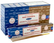 Satya Combo Series - 16 Gram Pack - Nag Champa  Aromatic Frankincense