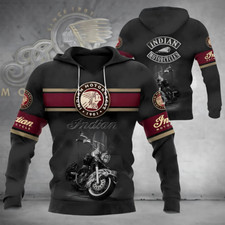 Indian Motorcycle Hoodie 3D All Over Print Indian Motorsports Men Sweatshirt