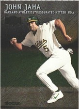 2000 Metal #104 John Jaha Oakland Athletics Baseball Card