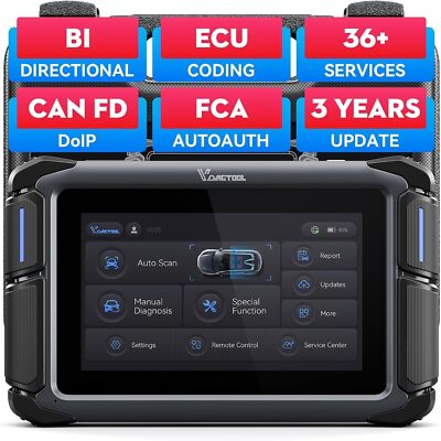 VDIAGTOOL VD70 Car Diagnostic Tool Full System OBD2 Scanner Bidirectional 