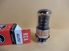 RCA 6SJ7GT Glass Vacuum Tube NOS Amplitrex Tested 106% Gm