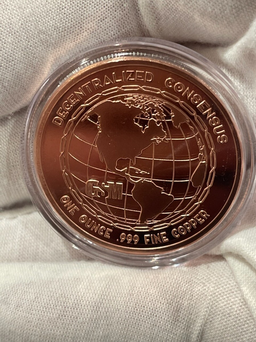 1oz Bitcoin .999 Copper Round - Golden State Mint - Crypto Currency IN A  CAPSULE | eBay