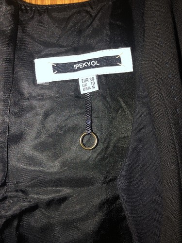 Ipekyol Shift Dress UK Size 10 38 Black Formal - Picture 3 of 4