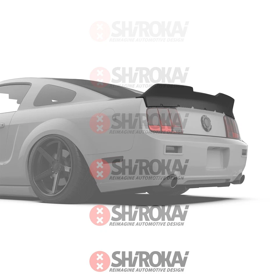SHIROKAI Ford Mustang S197 (2005-2009) duckbill spoiler - Image 3 of 4