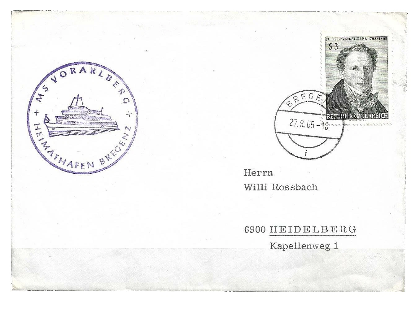 Cubierta de Barcos y botes Sellos de Austria