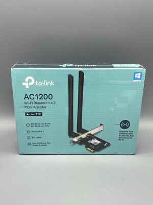 TP-Link Archer T5E AC1200 WiFi Bluetooth 4.2 PCIe Adapter Brand NEW Sealed!