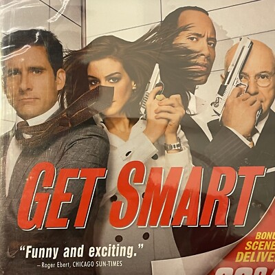 Get Smart, DVD Widescreen Edition Steve Carell Anne Hathaway Dwayne Johnson New