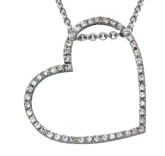 Cubic Zirconia Blanco Dorado Blanco Moda Collares y Colgantes