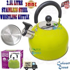 2.5L Whistling Kettle Gas Electric Induction Hob Stove Stainless Steel Camping