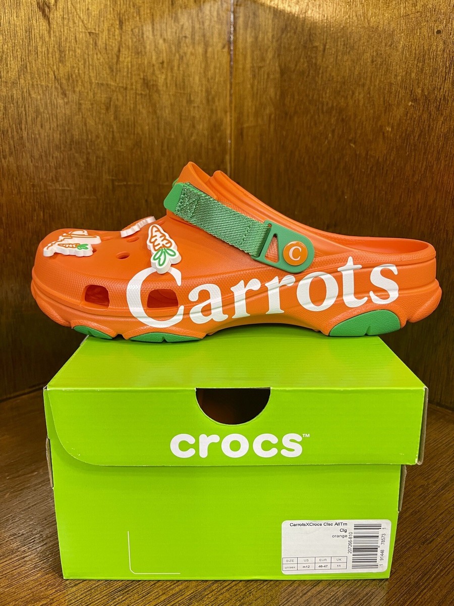 Anwar Carrots X Crocs CLASSIC All Terrain Clog Mens Size 12 Orange