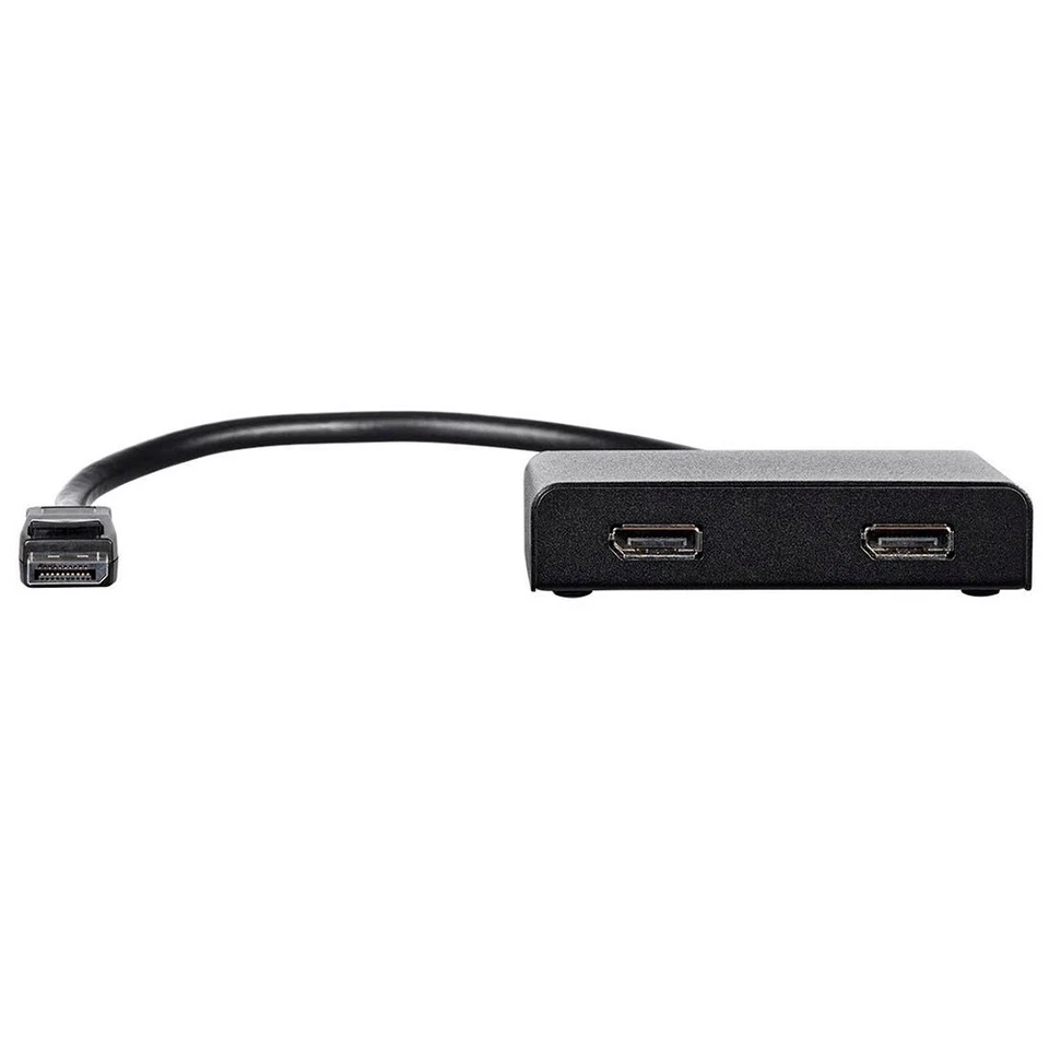 2-Port DisplayPort 1.2 4K 1080p 21.6 Gbps Multi Display MST Adapter Splitter Hub - Image 3 of 4