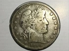 1898 Barber Half Dollar in almost fine