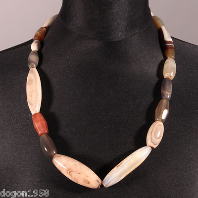 Collier ancien et son médaillon lapis lazuli et perles fines