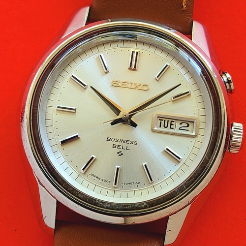Seiko Business Bell Watch 1967 Rare 4006-7010 Alarm Bell Matic Bellmatic Mens - Picture 2 of 7