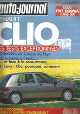 L'AUTO JOURNAL N°10 CLIO / FIAT TEMPRA / FIAT UNO 70 / FORD FIESTA / OPEL CORSA