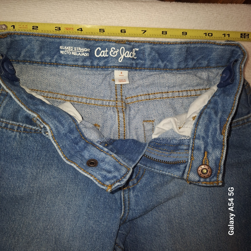 Boys Jeans Cat and Jack size 8 Relaxed Skinny - Picture 3 of 6