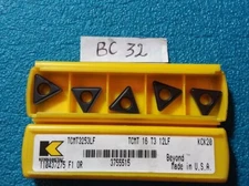 KENNAMETAL   TCMT3253LF    TCMT 16 T3 12LF    KCK20  CARBIDE INSERT ,  5 PCS