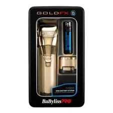 BaBylissPRO FXONE FX899G GoldFX Clipper Interchangeable-Battery NEW